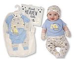 Baby Boys 8 pcs Layette Gift Set - Tough Little Guy