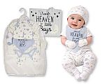 Baby Boys 8 pcs Layette Gift Set - Thank Heaven for Little Boys