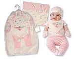 Baby Girls 8 pcs Layette Gift Set - Butterflies and Dino