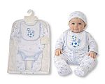 Baby Boys 5 pcs Layette Gift Set - Football