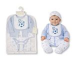Baby Boys 6 pcs Layette Gift Set - Football