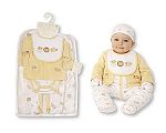 Wholesale 6 pcs Layette Gift Set - Lion, Giraffe, Elephant