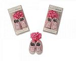 Wholesale Girls Shoe with Headband Set - Pink with Spots