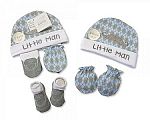Wholesale Hat, Socks and Mitten Set - Little Man
