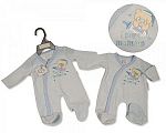 Wholesale Premature Boys Velour All in One - I Love Mummy