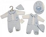 Premature Baby Boys All in One with Hat - Out of This World