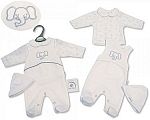 Premature Baby 2 pcs All in One with Hat - Elephant