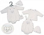 Premature Baby 2 pcs Romper Set with Hat - Elephant