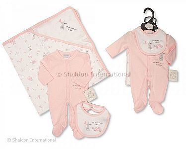 Premature Baby Girls 3 pcs Set - Patience - Wholesale