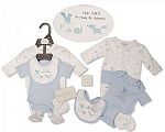 Premature Baby Boys 4 pcs Set - Hello World