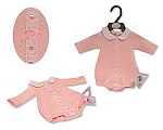 Premature Baby Girls Short Romper with Lace and Bow
