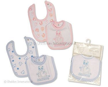 Premature Baby Bibs 2-Pack - I Love Mummy - Wholesale