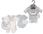 Wholesale Premature Boys 4 pcs Set with Smocking - Cuddles