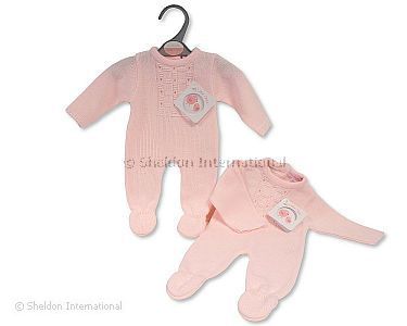 Knitted Premature Baby Girls Romper - Wholesale