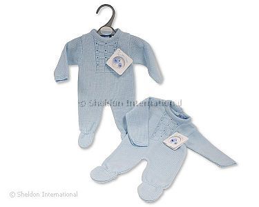 Knitted Premature Baby Boys Romper - Wholesale