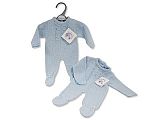 Knitted Premature Baby Boys Romper