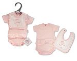 Wholesale Premature Girls Bodyvest with Bib - Princess
