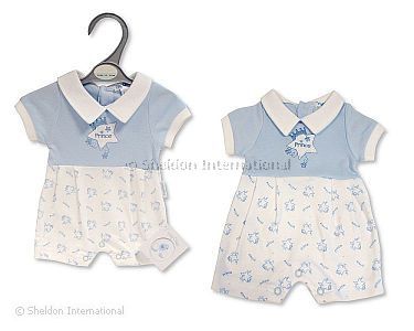 Premature Baby Boys Romper - Prince - Wholesale