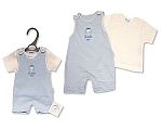 Premature Baby Boys 2 pcs Dungaree Set - Cuddle Me