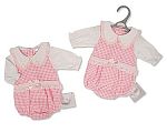 Wholesale Premature Girls Short Romper with Lace and Bows