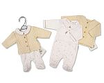 Premature Baby Boys 2 pcs Jacquard Set - Space