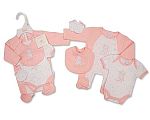 Premature Baby Girls 4 Pieces Set - Love Me