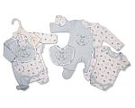 Premature Baby Boys 4 Pieces Set - Elephant