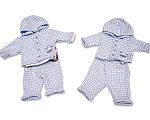 Wholesale Premature Boys Hooded 3 pcs Set - Giraffe