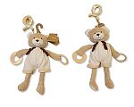 Activity Bear with Large Clip, Teether and Ring