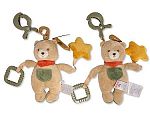 Baby Activity Bear with Clip, Teether and Squeaker