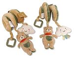 Baby Bear Activity Spiral with Rattle, Teether and Squeaker