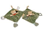 Baby Bear Comforter with Bead Rattle, Ring and Teether